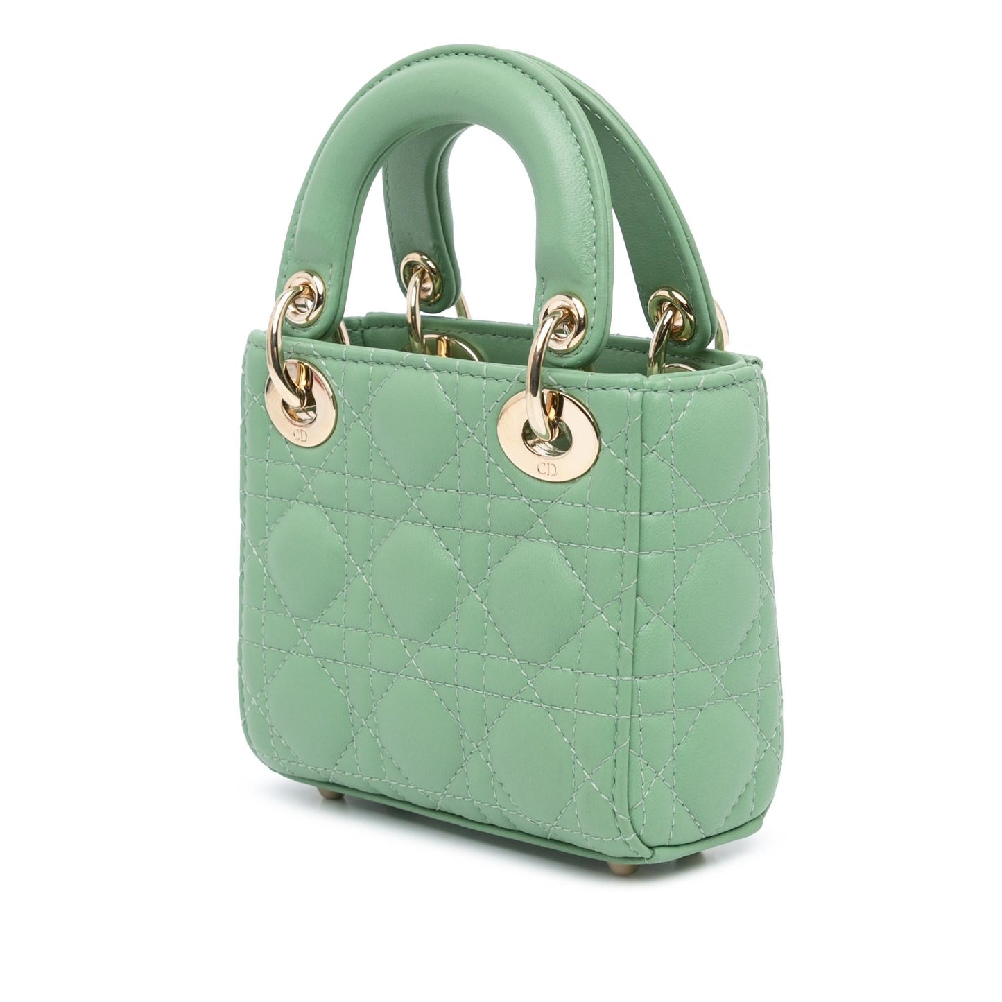 Dior Micro Lambskin Cannage Lady Dior