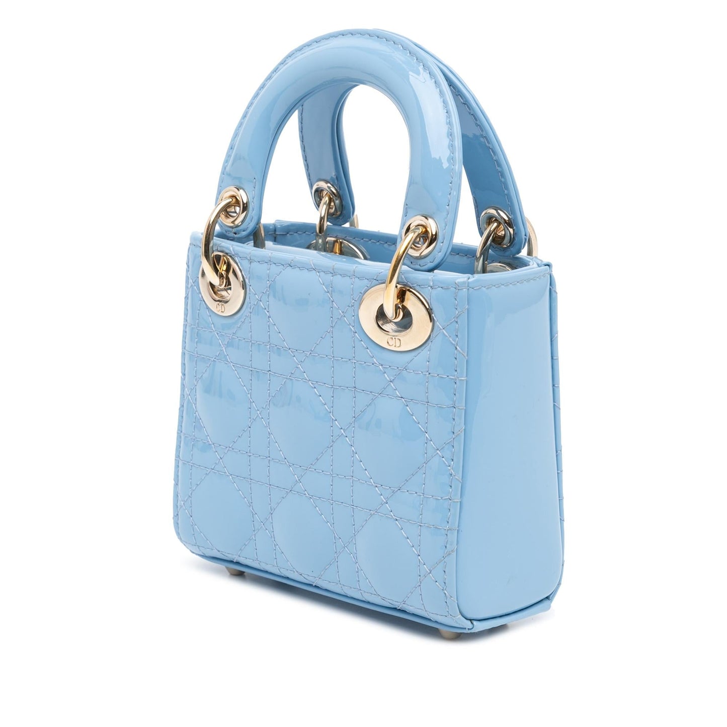 Dior Micro Patent Cannage Lady Dior