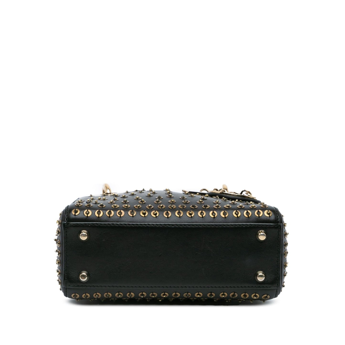 Dior Mini Calfskin Embellished Lady Dior