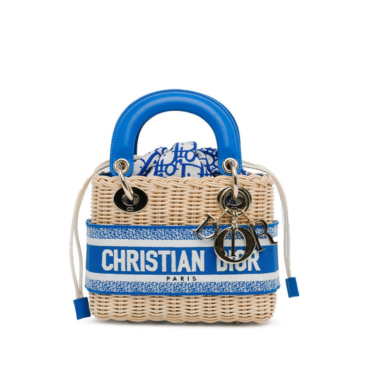 Dior Mini Oblique Wicker Lady Dior (SHG-YGhMpn)