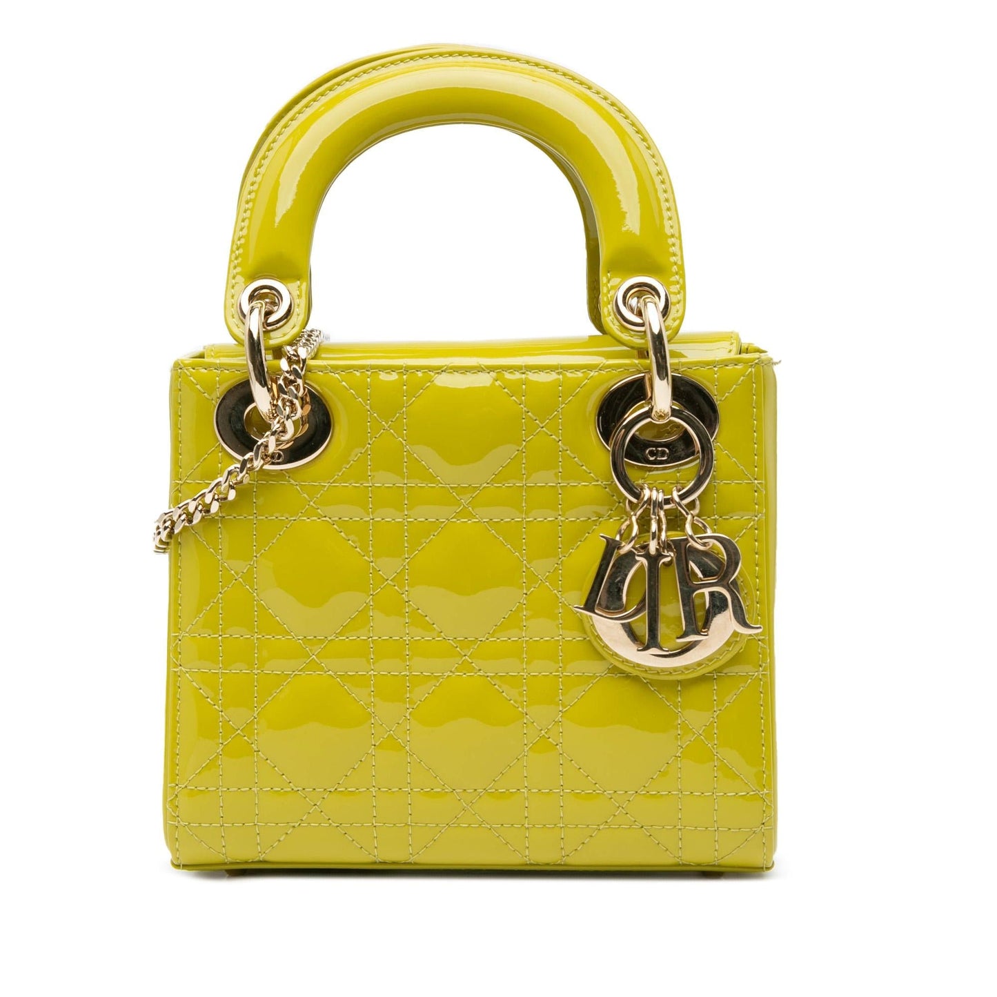 Dior Mini Patent Cannage Lady Dior