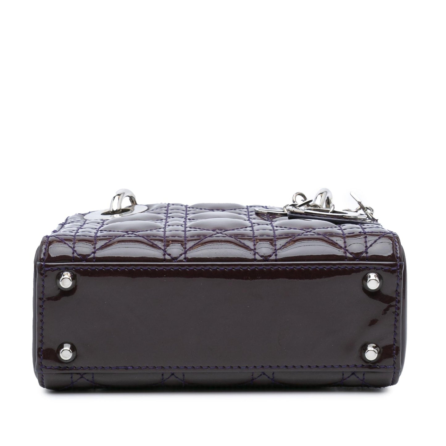 Dior Mini Patent Cannage Lady Dior