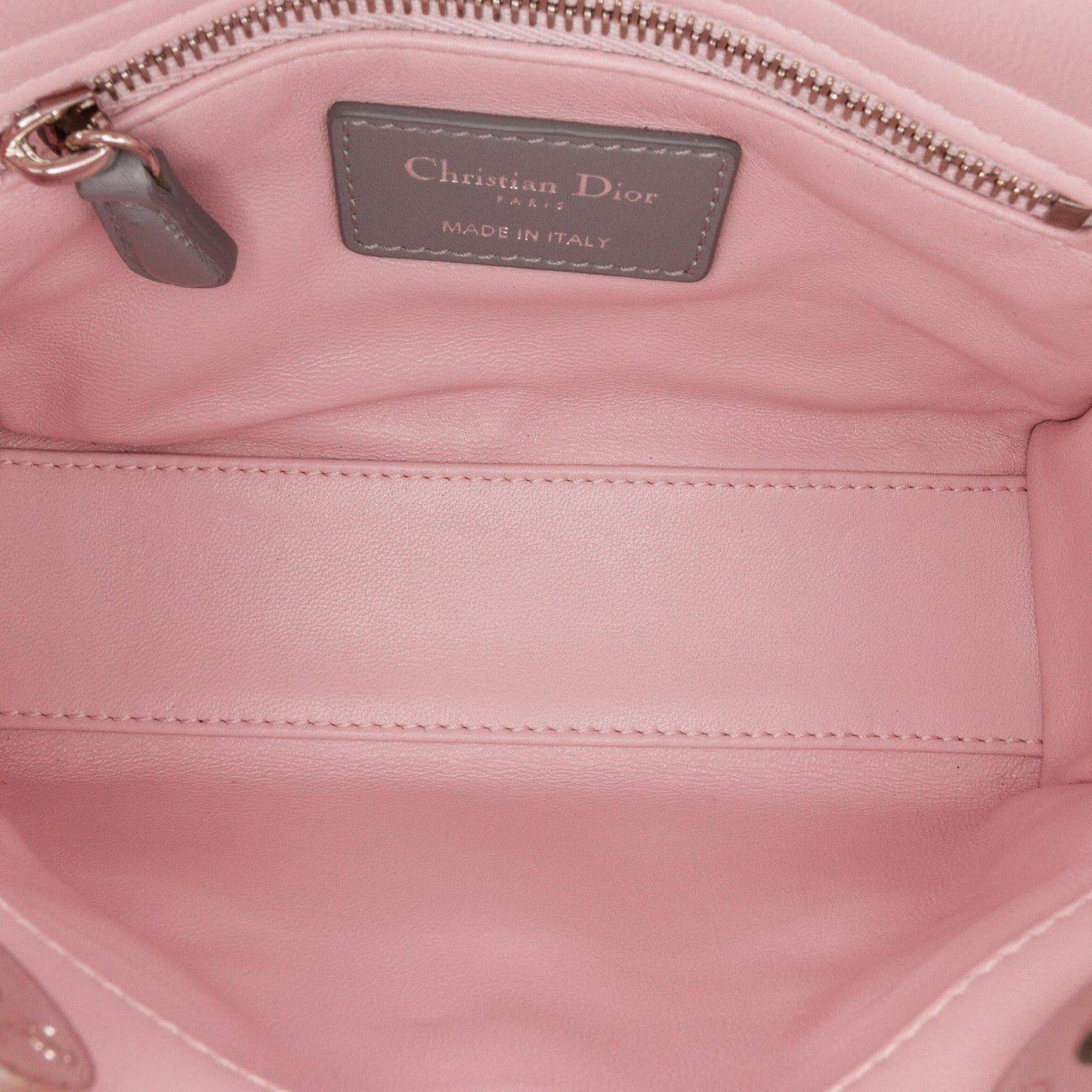 Dior Mini Tricolor Lambskin Cannage Lady Dior