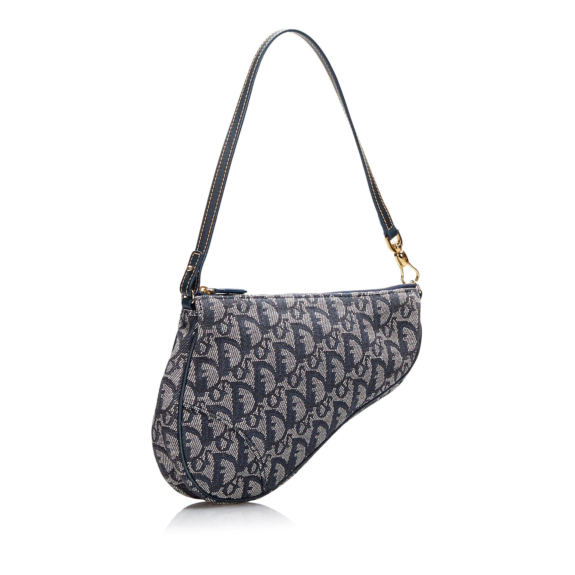 Saint Laurent Pochette Mini Canvas Handbag