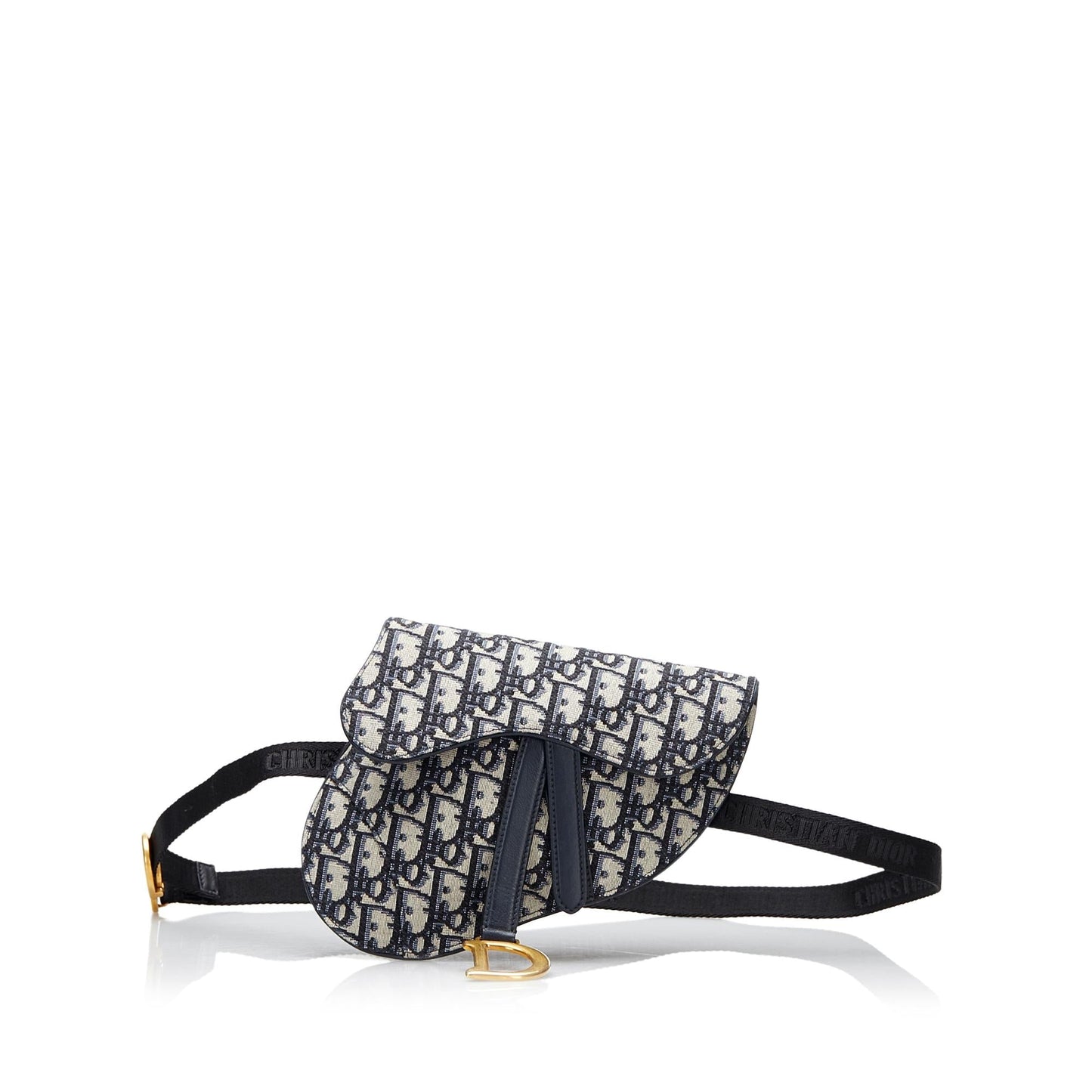 Dior Oblique Canvas Saddle Belt Bag