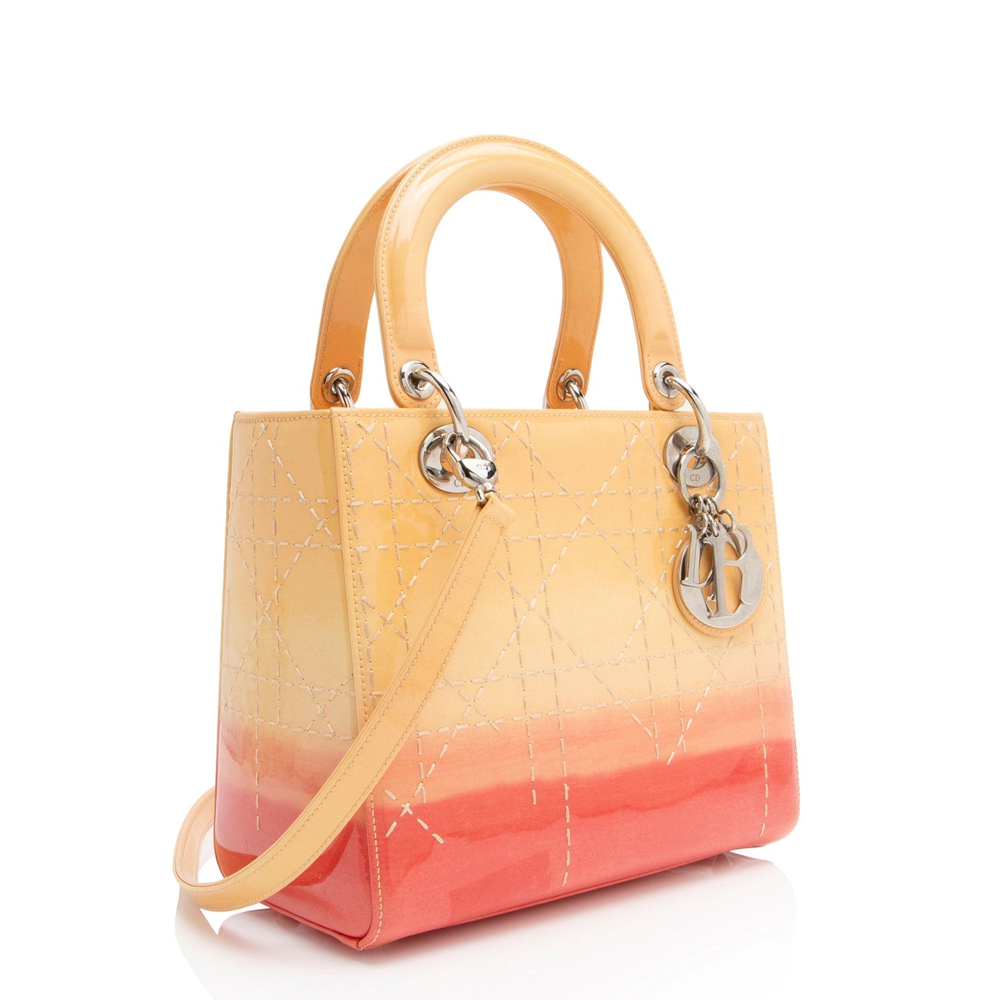 Dior Patent Leather Ombre Dior Medium Tote
