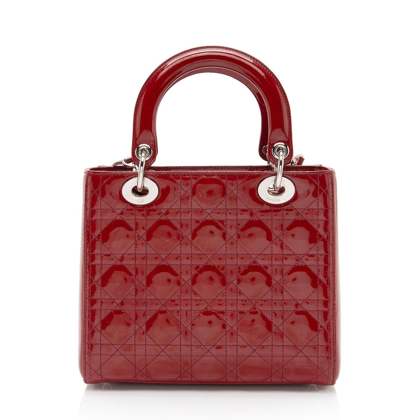 Dior Patent Leather Dior Medium Tote (SHF-KM7Orb)