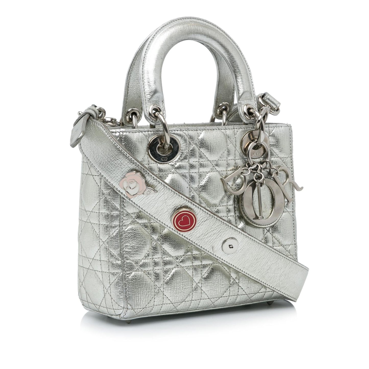 Dior Small Metallic Grained Calfskin Cannage My ABCDior Lady Dior