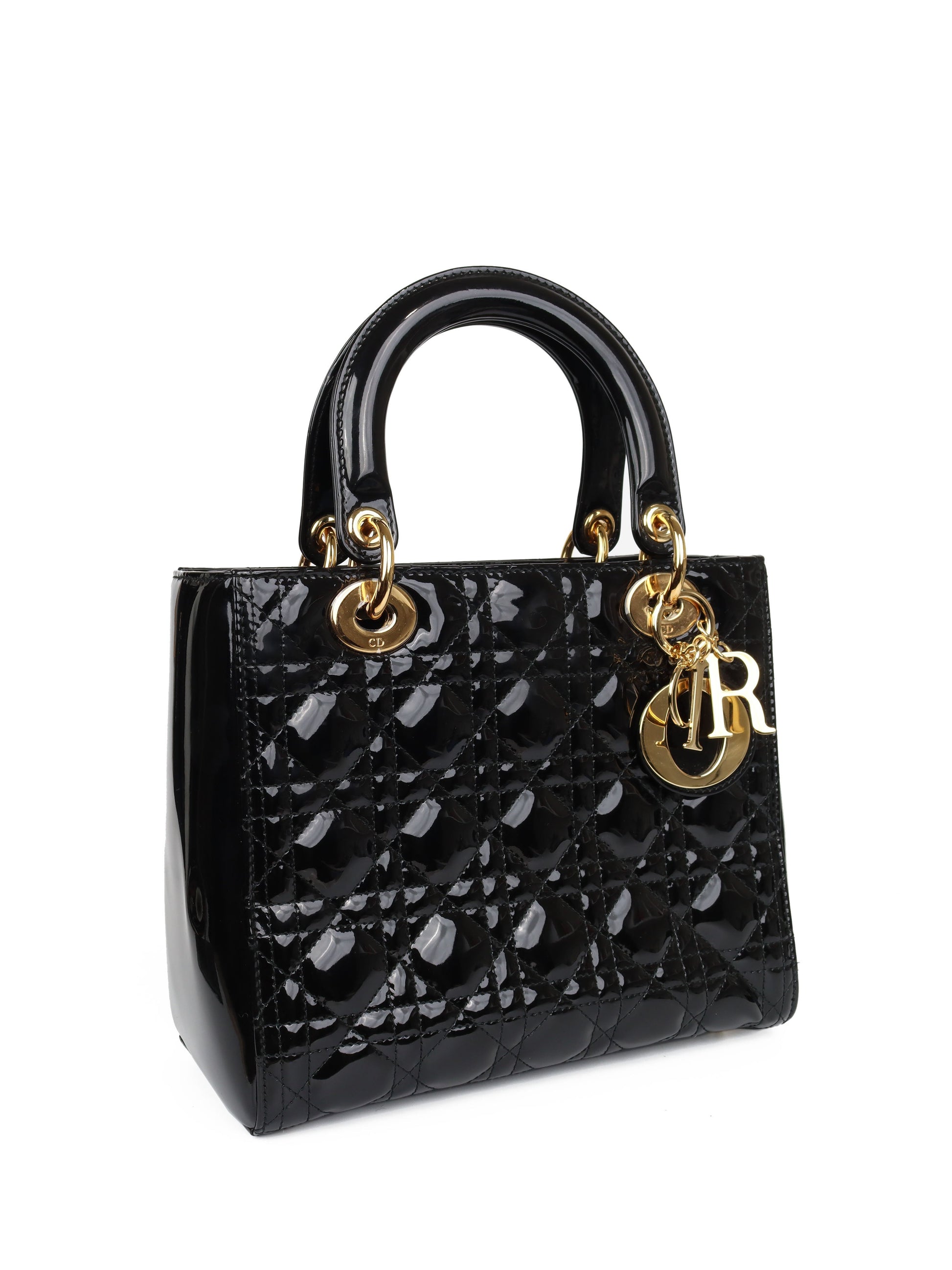 Dior Medium Black Lady Dior Bag