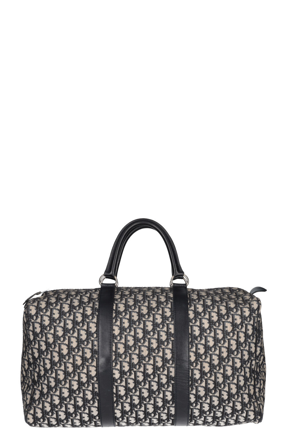 CHRISTIAN DIOR Boston Bag Oblique Blue 45