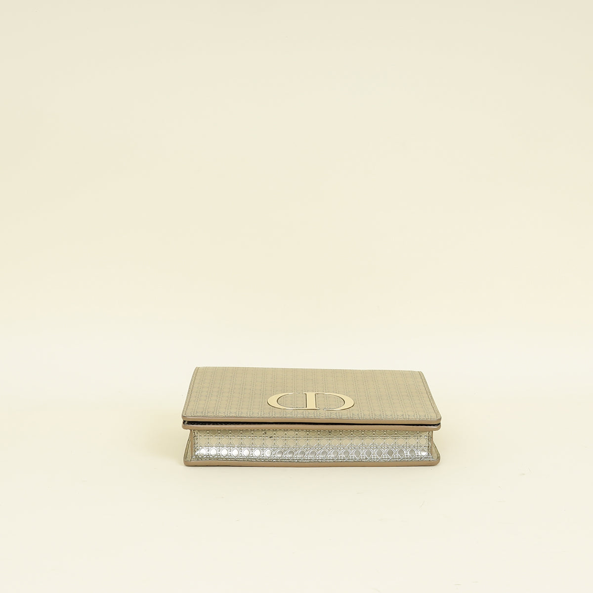 Christian Dior Champaign 30 Montaigne Microcannge 2 Way Chain Pouch