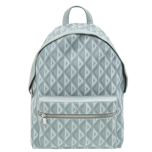 Christian Dior Grey Rider Zipped Backpack Bag