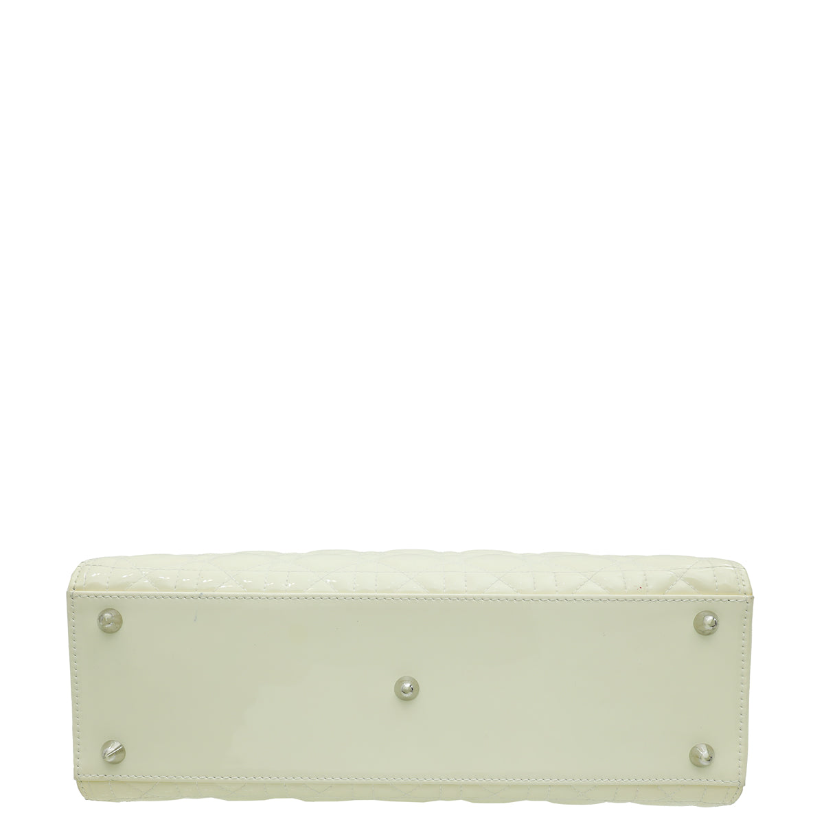Christian Dior White Lady Dior Large Bag