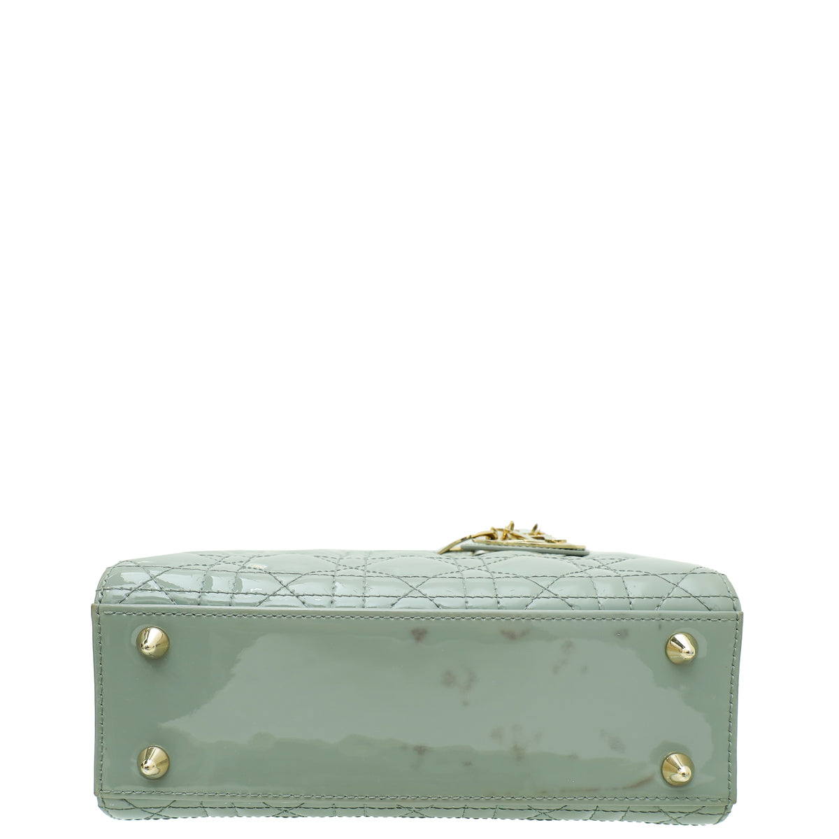 Christian Dior Grey Lady Dior Small Bag