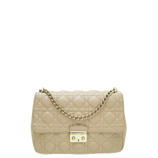 Christian Dior Beige Miss Dior Flap Bag