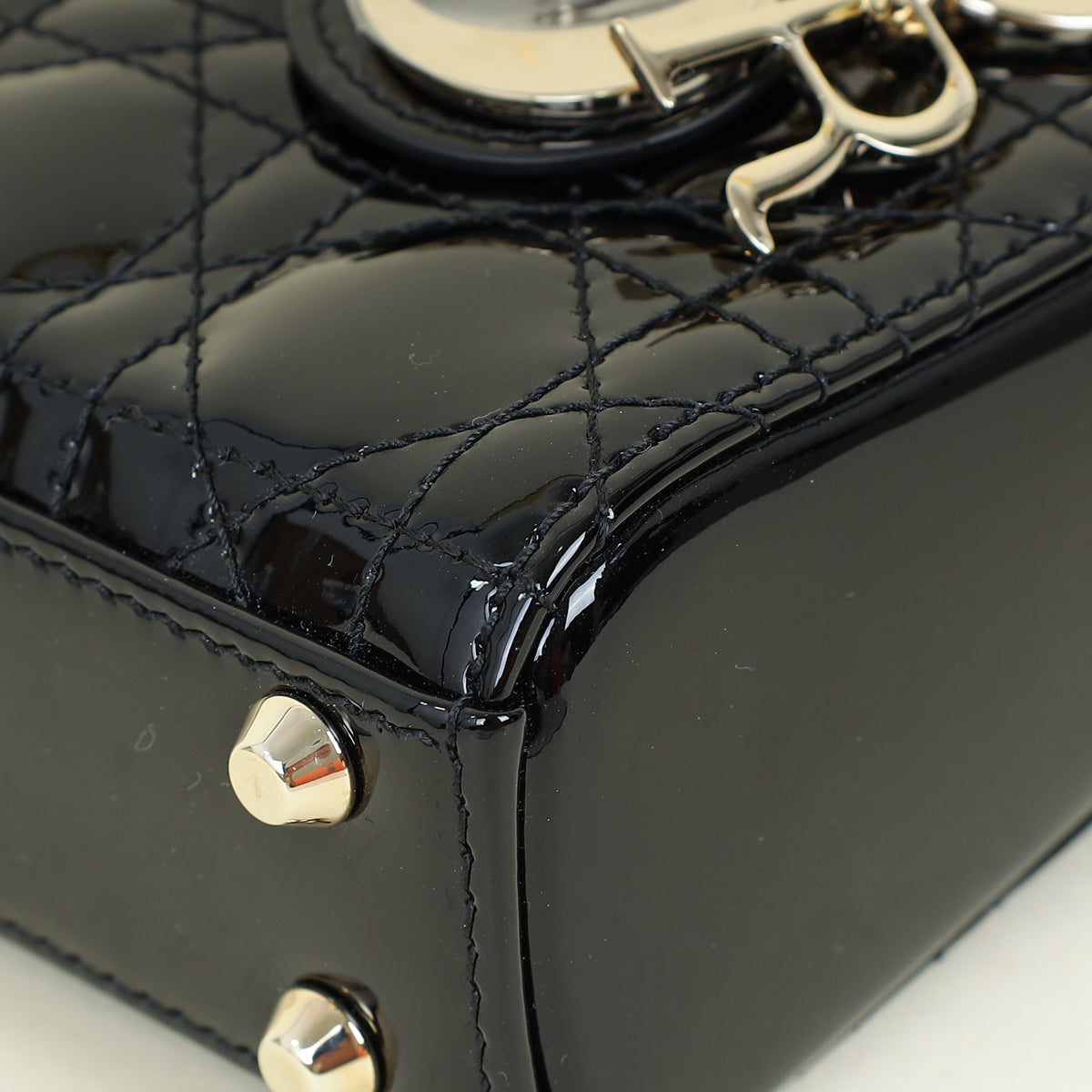 Christian Dior Black Lady Dior Micro Bag