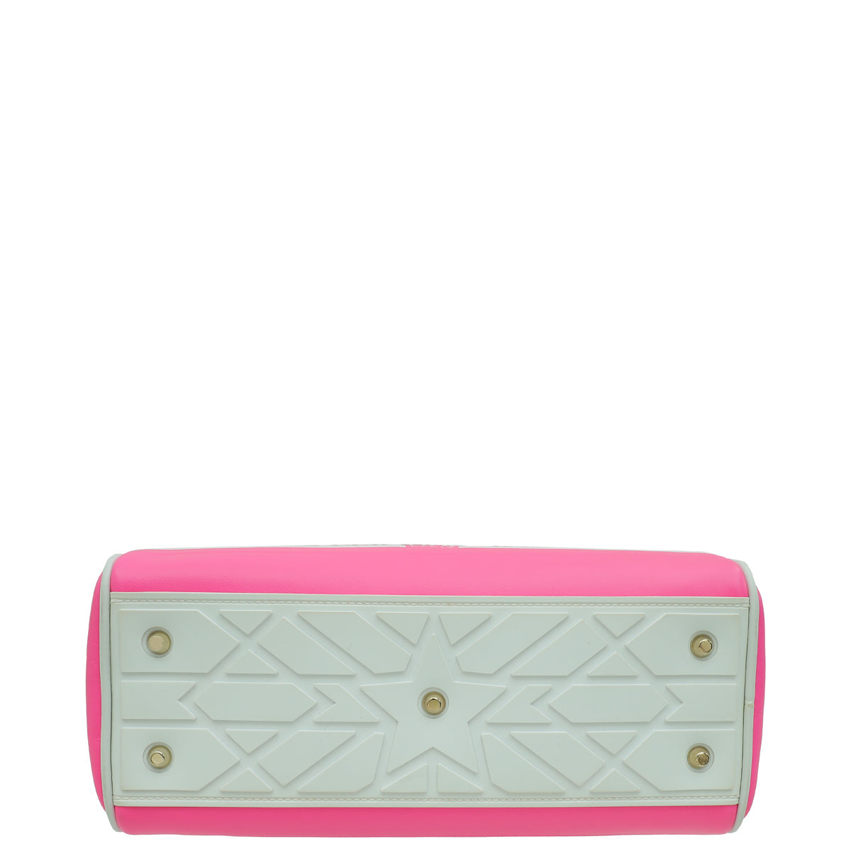 Christian Dior Bicolor Vibe Zip Small Bowling Bag