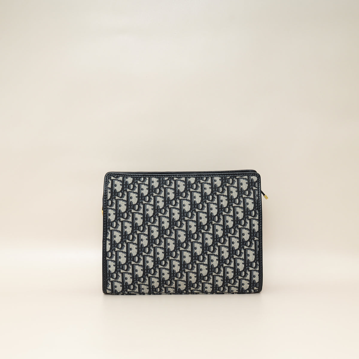 Christian Dior Navy Blue Oblique 30 Montaigne Dea Pouch
