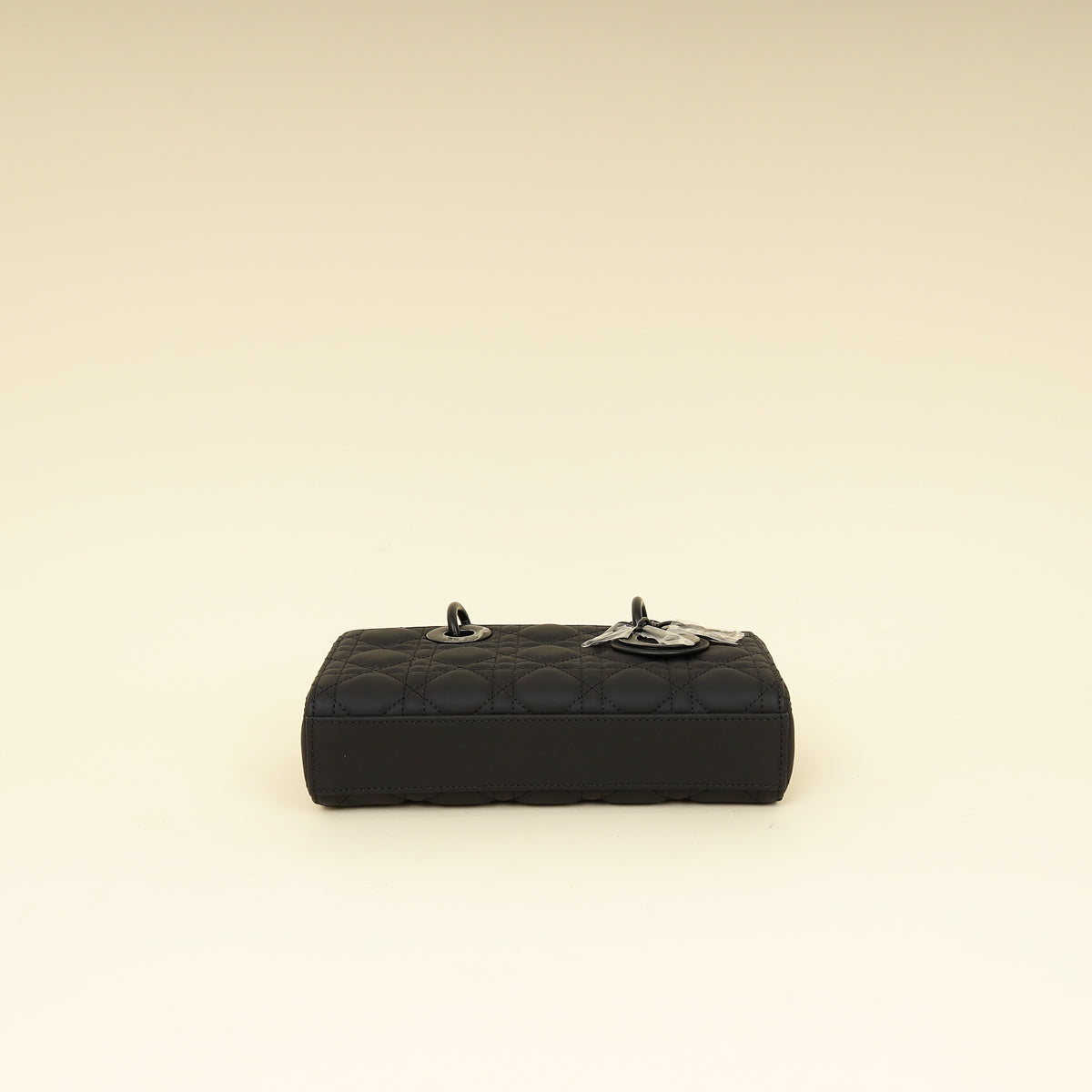 Christian Dior Black Ultramatte Cannage Lady D-Joy Small Bag