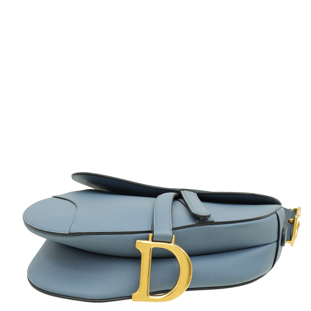 Christian Dior Blue Saddle Medium Bag