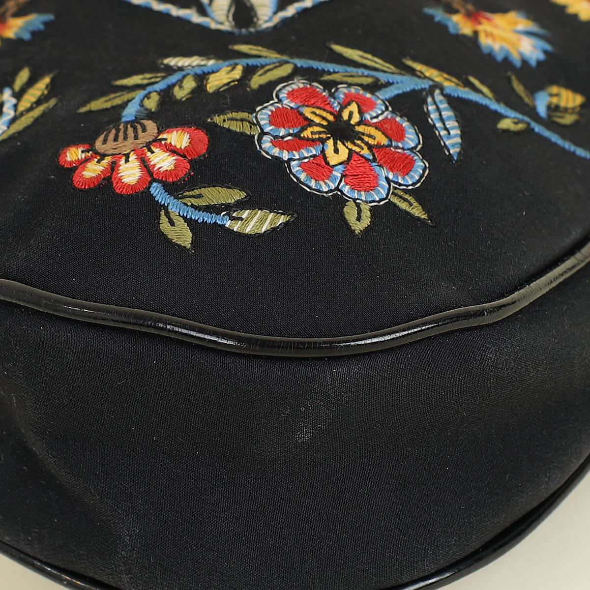 Christian Dior Multicolor Galliano Era Embroidered Saddle Pochette Bag