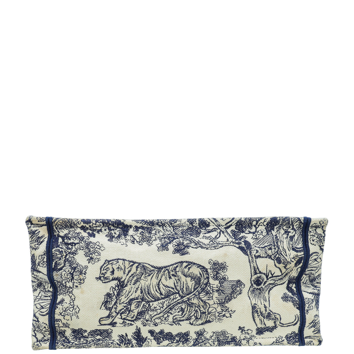 Christian Dior Bicolor Toile De Jouy Book Tote Medium Bag