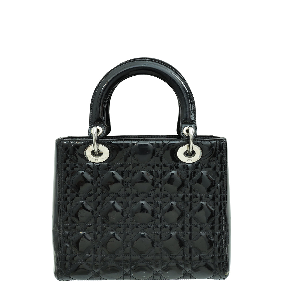 Christian Dior Black Lady Dior Medium Bag