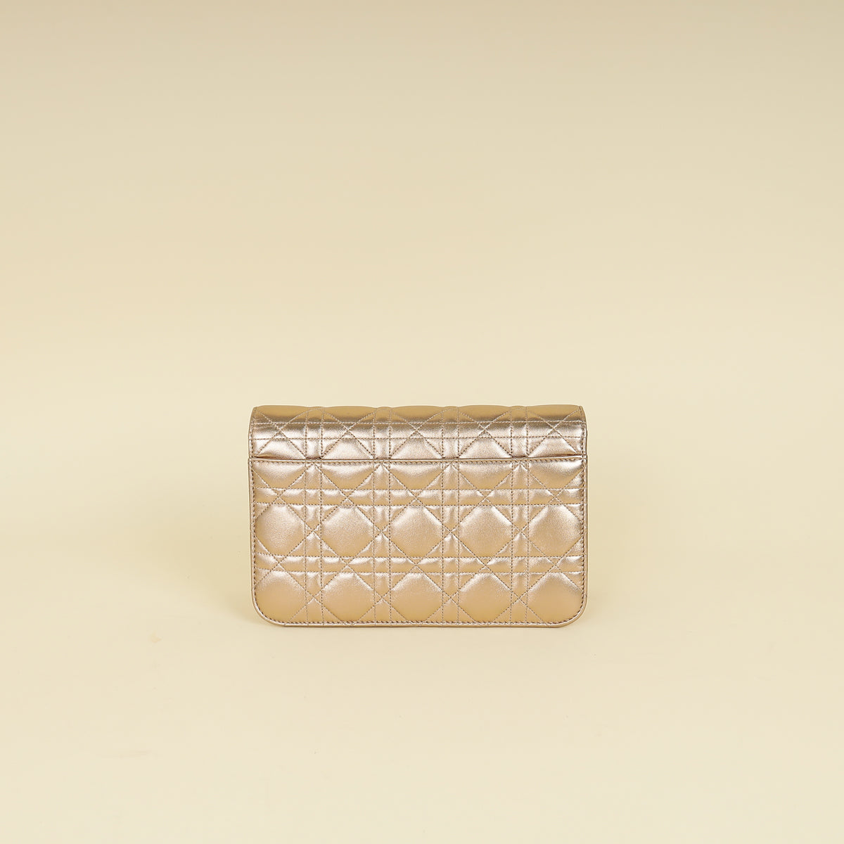 Christian Dior Metallic Bronze Miss Dior Promenade Pouch