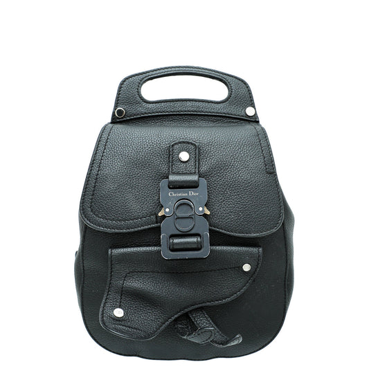 Christian Dior Black Gallop Mini Backpack Bag