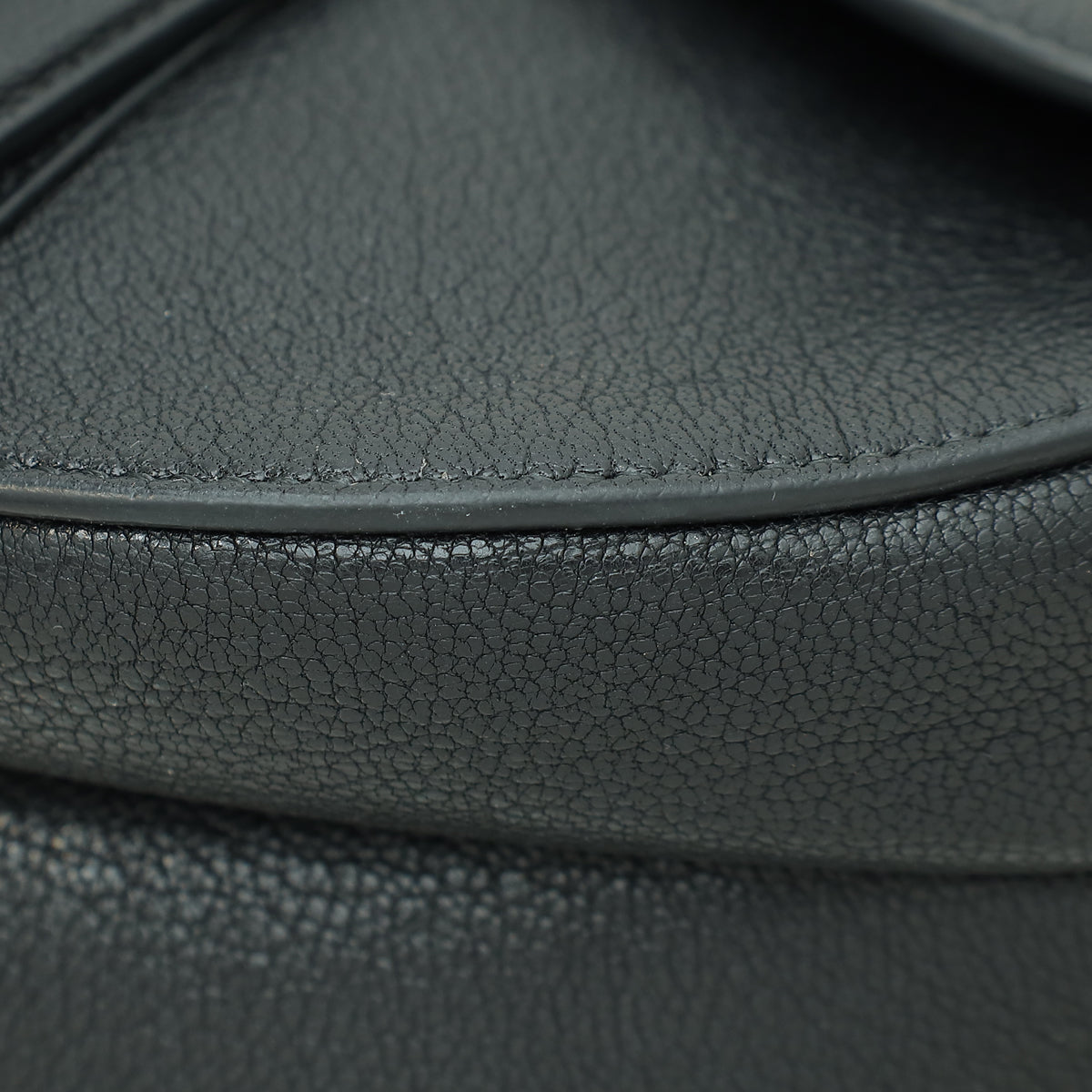 Christian Dior Black Saddle Medium Bag W/ Strap