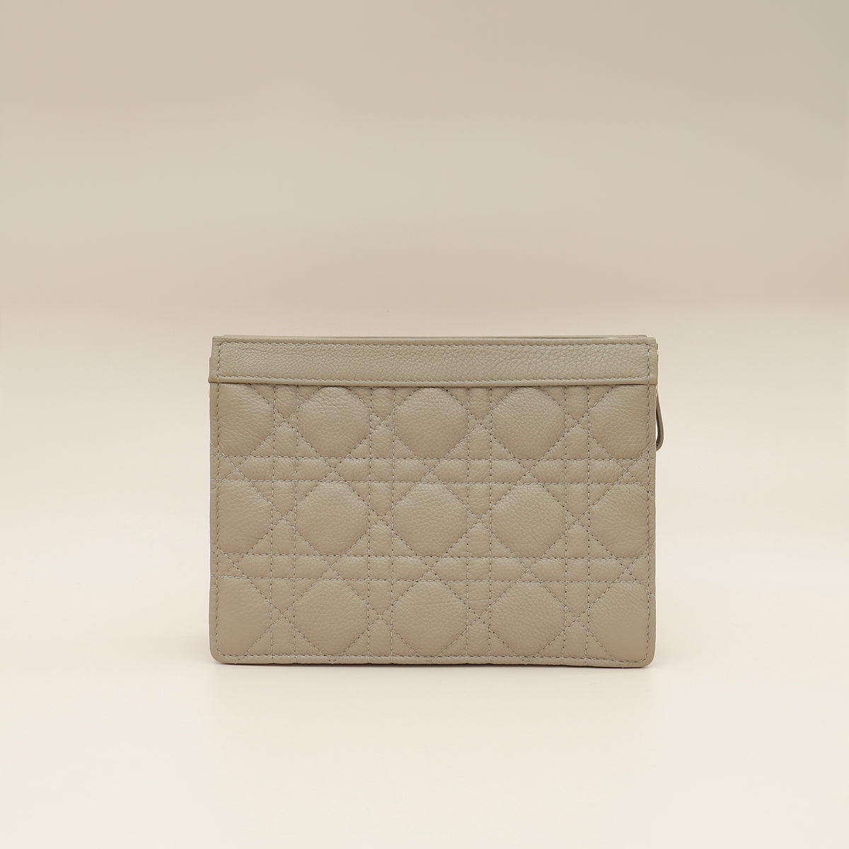 Christian Dior Sand Supple Caro Every Dior Cannage Pouch