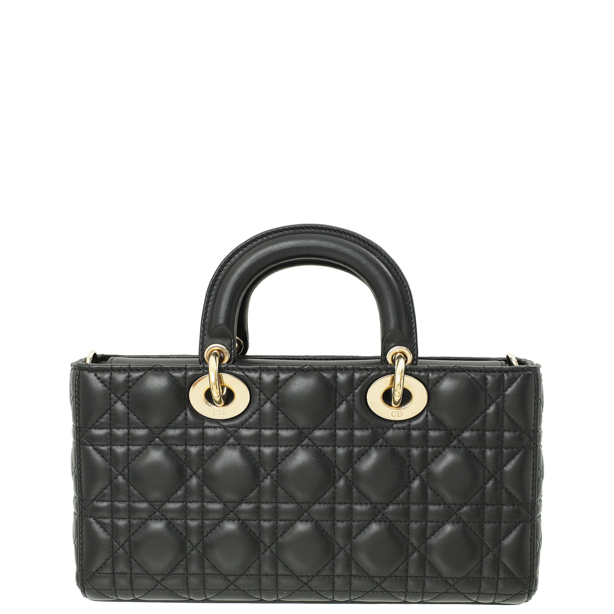 Christian Dior Black Lady D-Joy Medium Bag