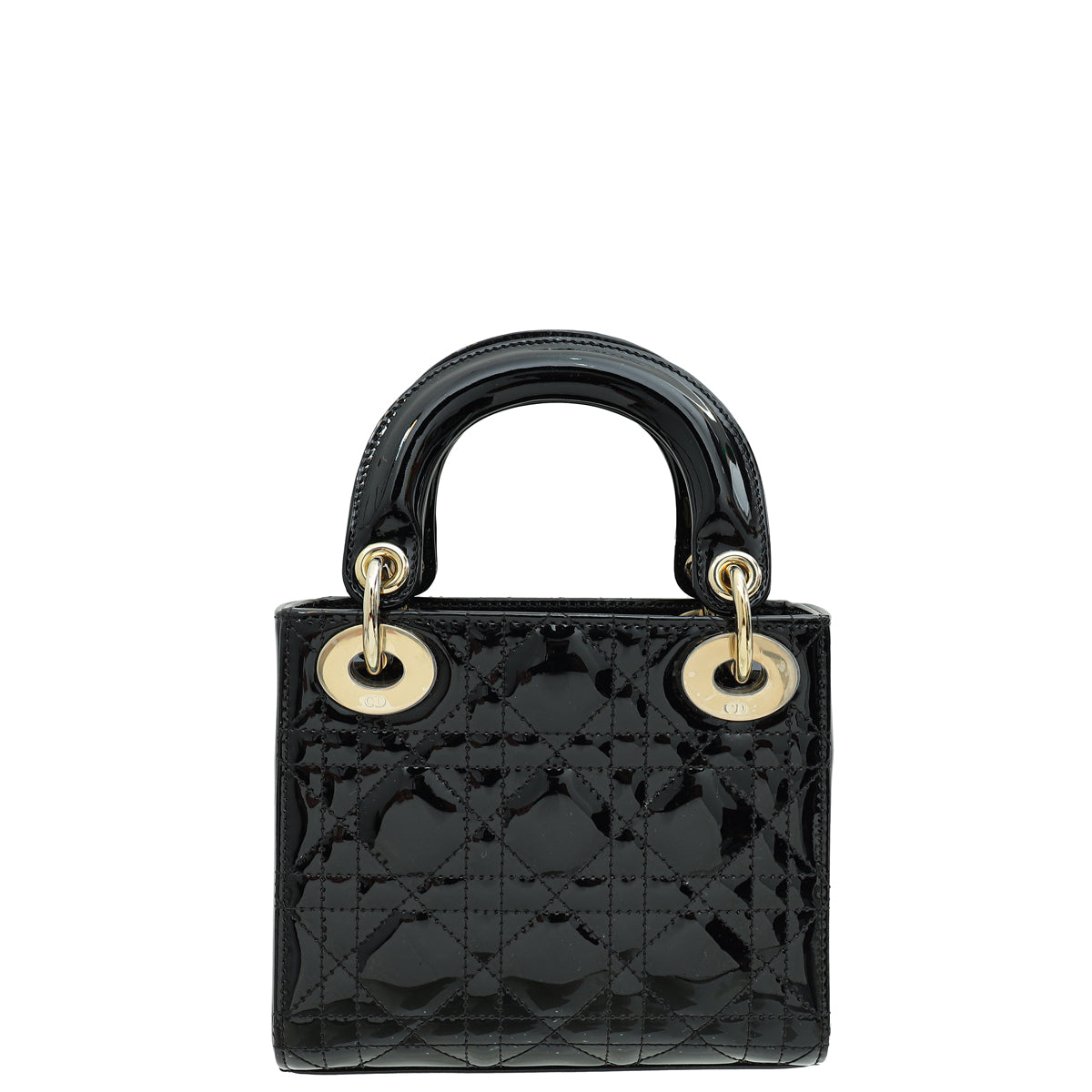 Christian Dior Black Lady Dior Mini Chain Bag