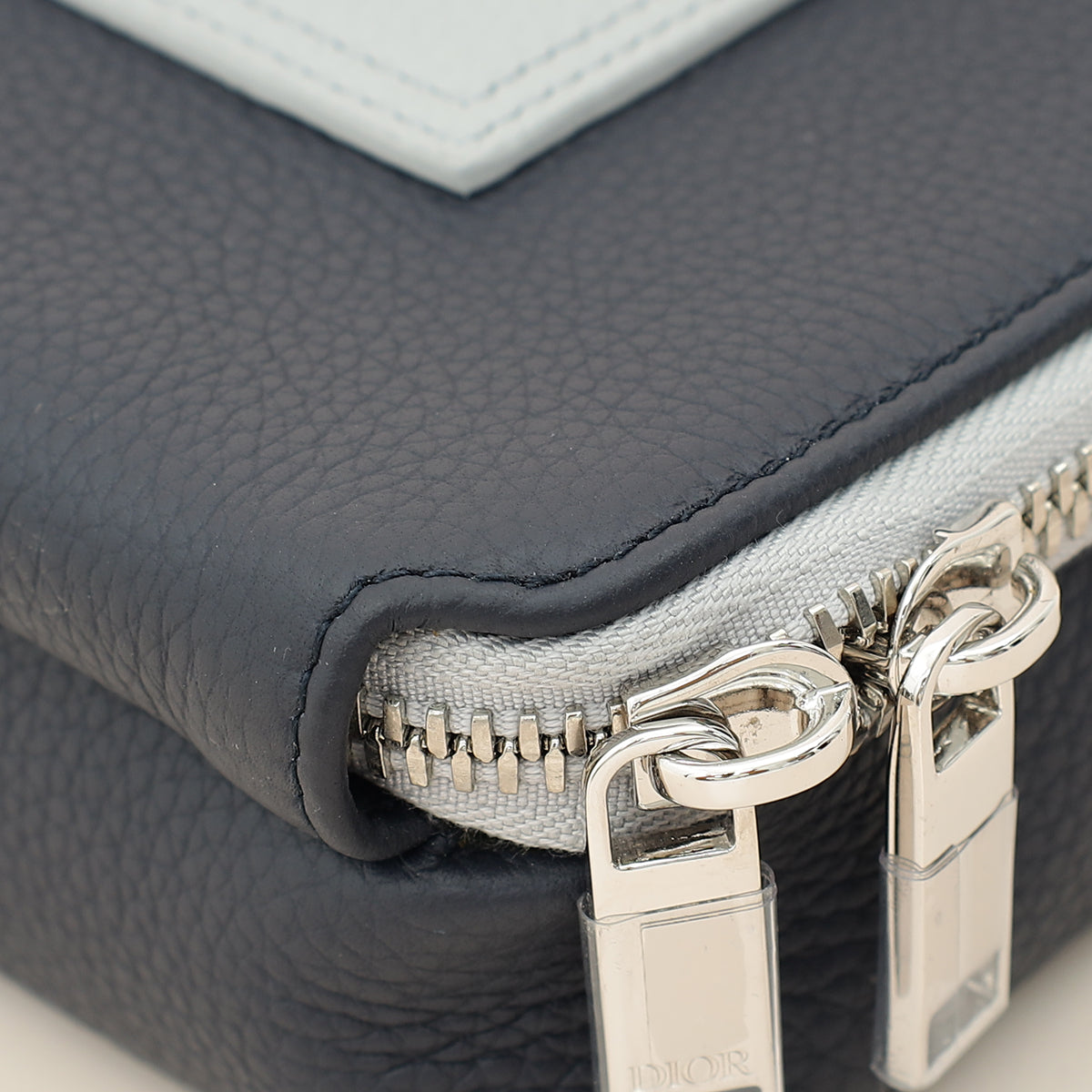 Christian Dior Bicolor Compact Mini Messenger Bag