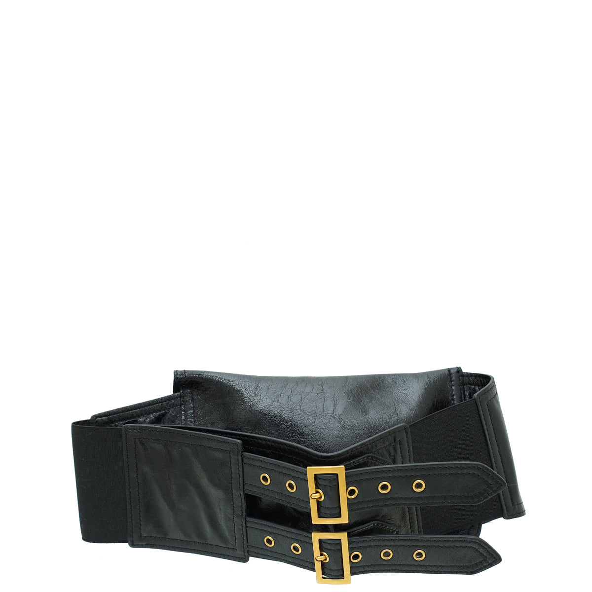 Christian Dior Black Saddle Belt Bag