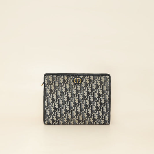 Christian Dior Bicolor Oblique 30 Montaigne Dea Pouch