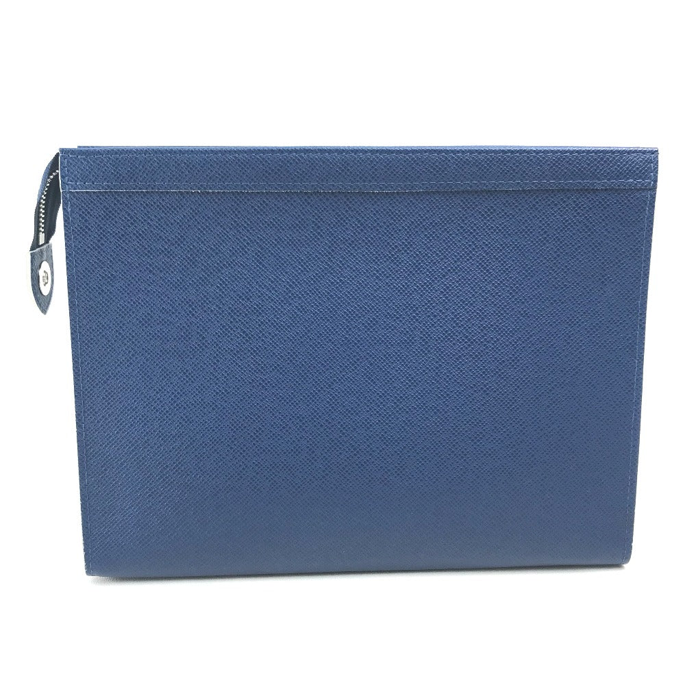 Designer Women's Crossbody Bag | LOUIS VUITTON business bag Taiga Leather blue Taiga Pochette Voyage MM mens