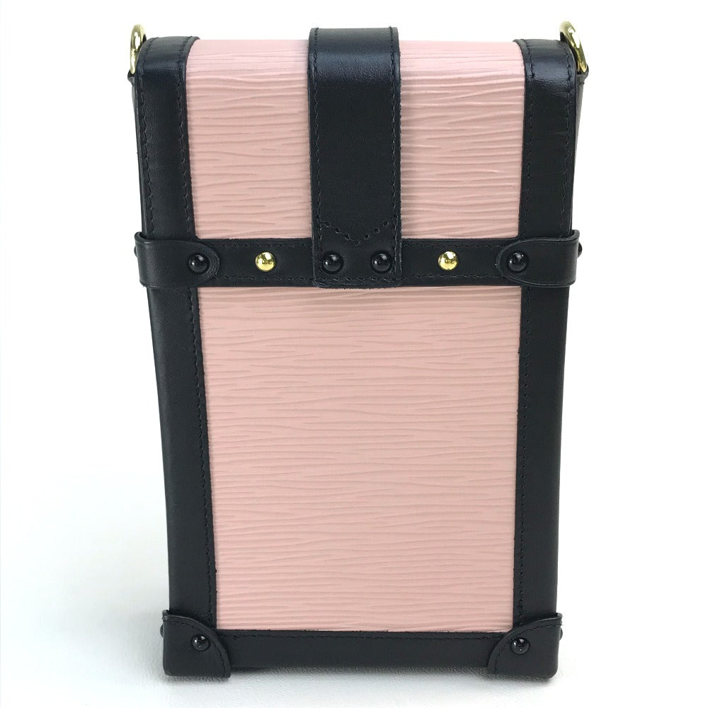 LOUIS VUITTON Shoulder Bag Epi Leather pink Epi Vertical Pochette Trunk Women