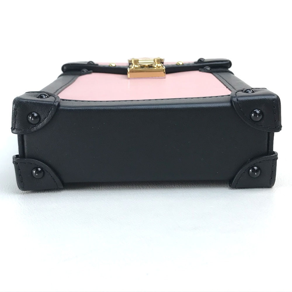 LOUIS VUITTON Shoulder Bag Epi Leather pink Epi Vertical Pochette Trunk Women