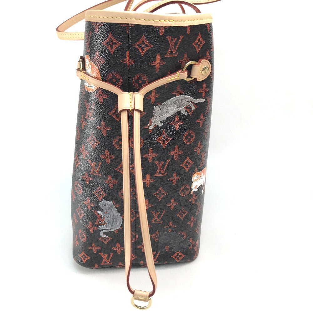 LOUIS VUITTON Tote Bag Monogram canvas Brown Transformed monogram Neverfull MM