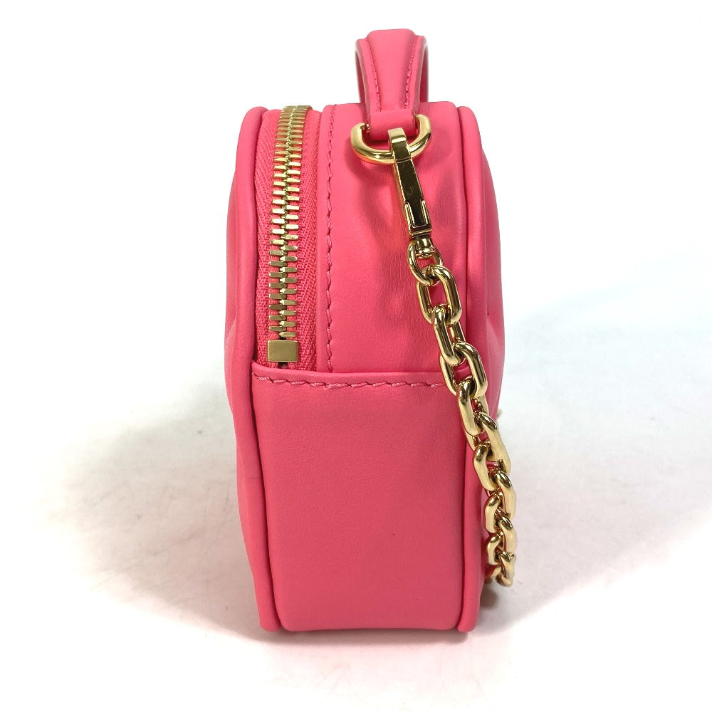 LOUIS VUITTON Shoulder Bag leather pink Monogram Bubblegram pop my heart pouch Women