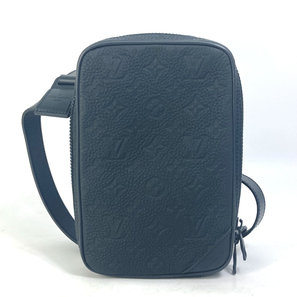 LOUIS VUITTON Shoulder Bag Taurillon Clemence black Monogram Utility side bag mens