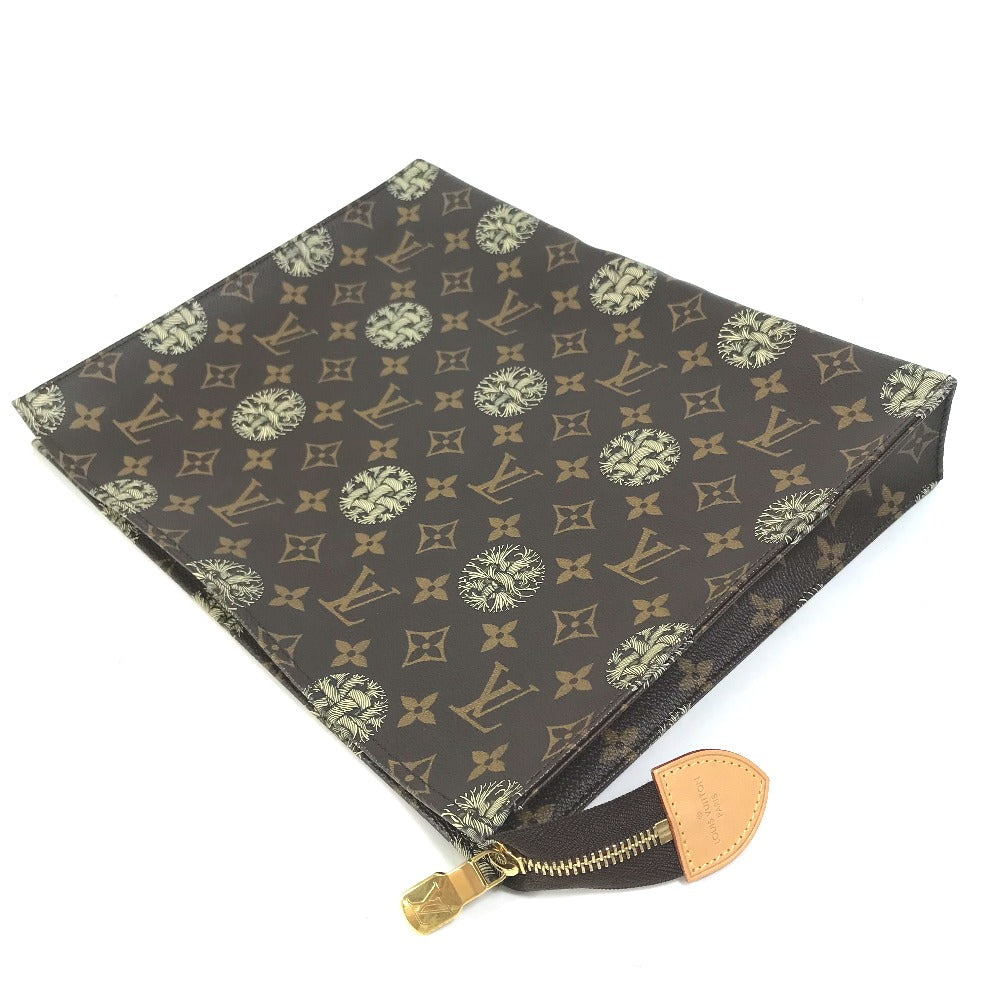 LOUIS VUITTON Clutch bag Monogram canvas Brown Monogram Christopher Nemeth Rope Pochette Voyage mens