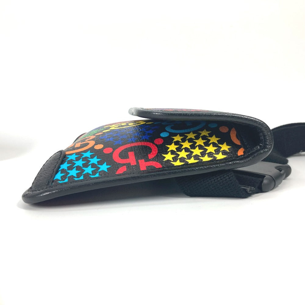 GUCCI Sling bag 598113 Leather / PVC multicolor GG Supreme psychedelic belt bag mens