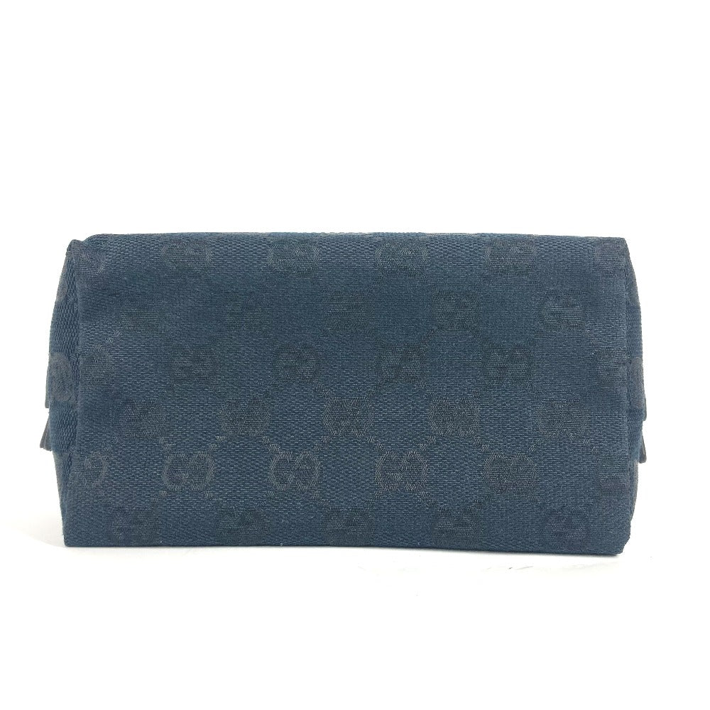 GUCCI Pouch 039.1117 GG canvas black GG Women