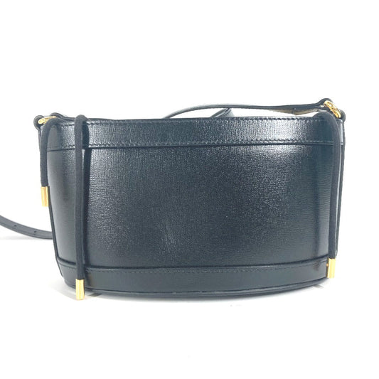 GUCCI Shoulder Bag 602118 leather black purse Horsebit Women