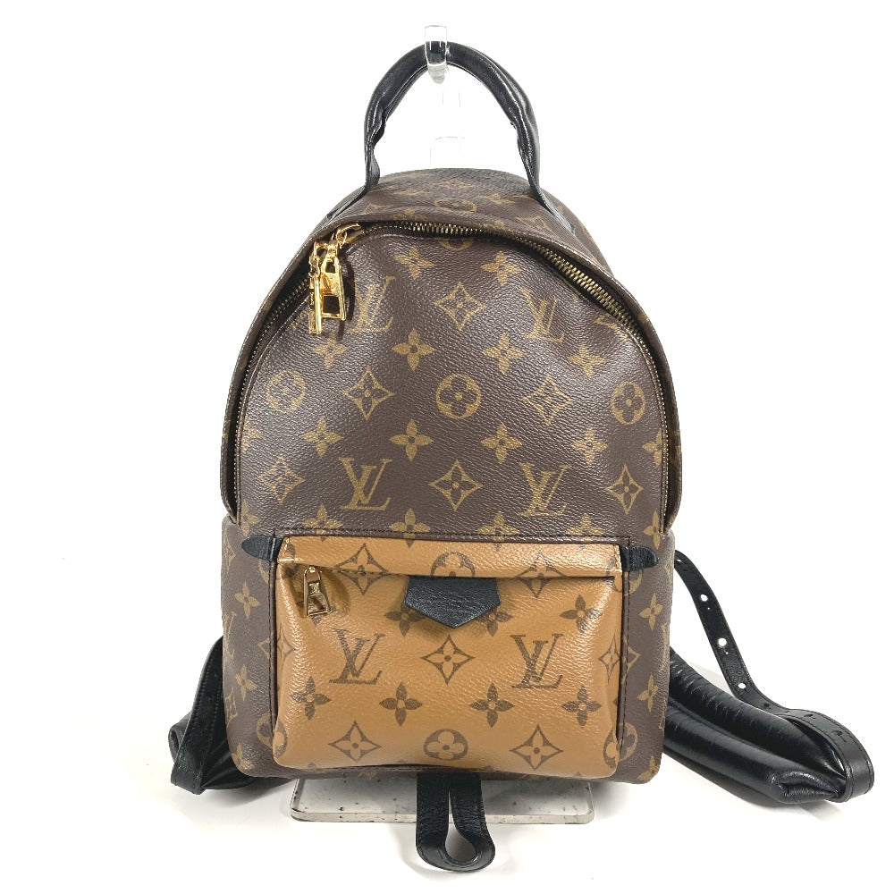LOUIS VUITTON Backpack Monogram reverse canvas Brown x beige Monogram reverse Palm Springs Backpack PM Women