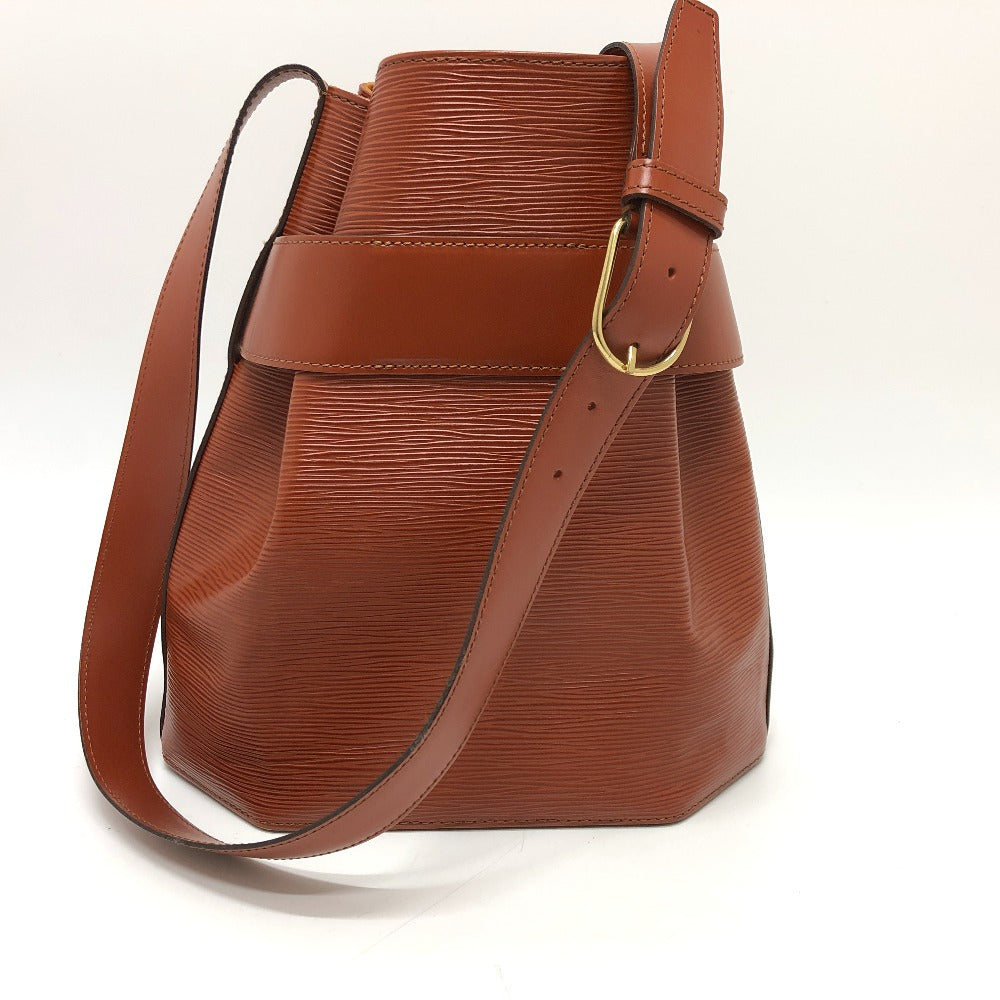 LOUIS VUITTON Shoulder Bag Epi Leather Brown Epi Sac DePaul GM Women