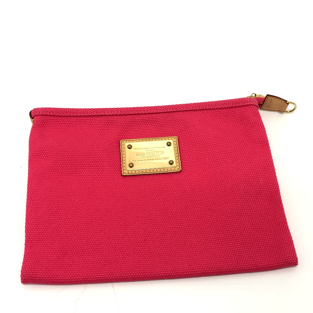 LOUIS VUITTON Pouch canvas pink Antigua Pochette Platt GM Women