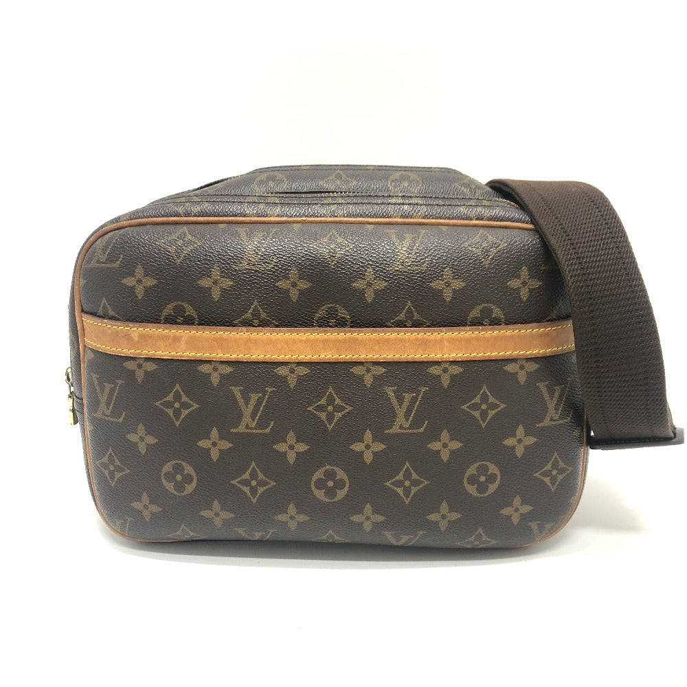 LOUIS VUITTON Shoulder Bag Monogram canvas Brown Monogram Reporter PM Women